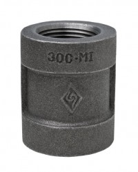 LUVA PARALELA 300LBS PRETO NPT